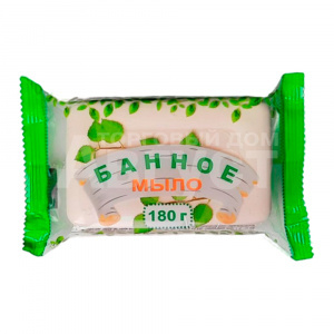 Мыло туалетное Банное, ординарное, 180 г