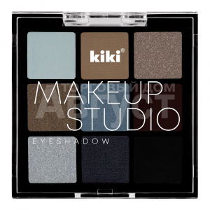 Тени для век Kiki Makeup Studio Eyeshadow палетка 9 оттенков, Smoky eyes, тон 201