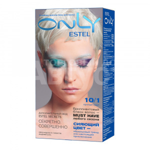 Стойкая краска-гель для волос Estel Only тон 10/1, Светлый блондин пепельный