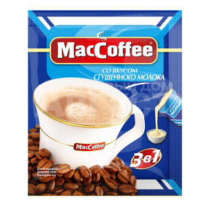Кофе MacCoffee 3 в 1, со вкусом сгущенного молока, 20 г