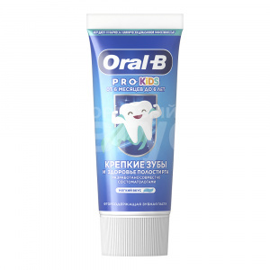 Зубная паста Oral-B Pro Kids от 6 месяцев до 6 лет, мягкий вкус, 50 мл