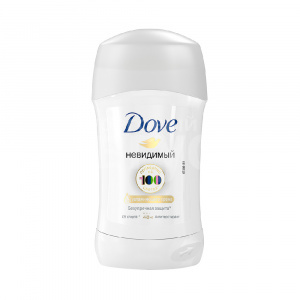 Дезодорант-антиперспирант женский Dove Invisible Dry Невидимый, стик, 40 г