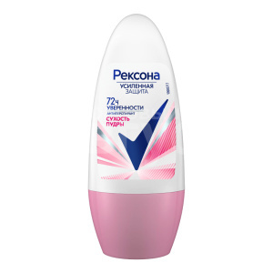 Дезодорант-антиперспирант женский Rexona Сухость пудры, ролик, 50 мл
