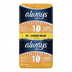Прокладки гигиенические Always Ultra Light DUO, 20 шт