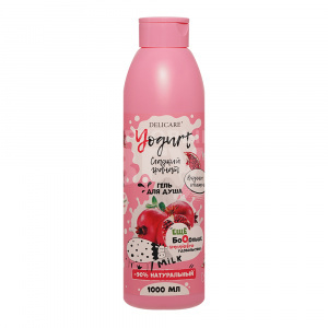 Гель для душа Delicare 805981R YOGURT Сладкий гранат, 1 л