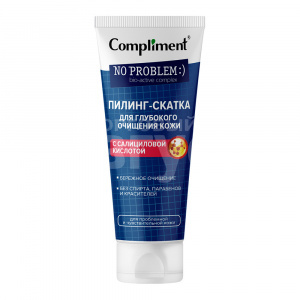 Пилинг-скатка для лица Compliment для очищения кожи, с салициловой кислотой, 80 мл