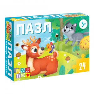 Пазл Puzzle Time 7005853 Лесные жители, 24 элемента