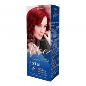 Крем-краска для волос Estel Love N 7/54, пламя