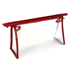 Косметичка 07639011.2 К-2 Шитье 20*6*h11 см, ПВХ, красный