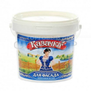 Краска в/д Казачка 1,4кг д/фасадF20
