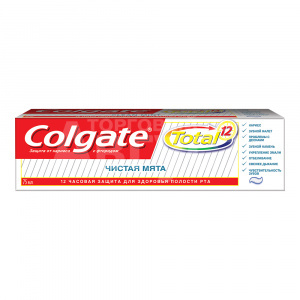 Зубная паста Colgate Total 12 Чистая мята, 75 мл