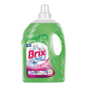 Гель для стирки BRIX Color, 4,3 кг