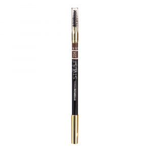 Карандаш для бровей Triumf Eyebrow Pencil Stylist с щеточкой, серо кориченвый, тон 204