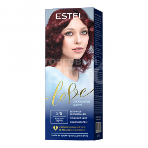 Крем-краска для волос Estel Love тон 5/5, красное дерево