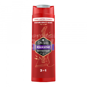Гель для душа Old Spice Rockstar + шампунь 3 в 1, мужской, 400 мл