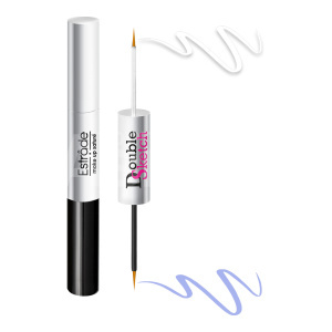 Подводка для глаз Estrade Double Sketch, жидкая, двусторонняя, белый-голубой, тон 05