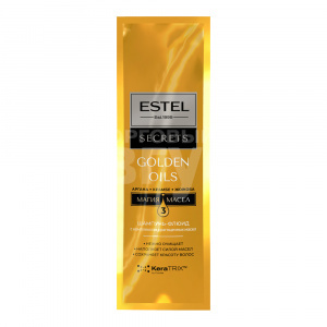 Шампунь-филлер Estel Secrets Golden Oils флюид, c комплексом драгоценных масел для волос, саше, 10 мл