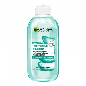 Тоник для лица Garnier Skin Naturals Гиалуроновый с алоэ вера, 200 мл