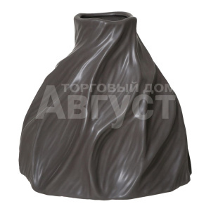 Ваза для цветов KeramStroy L0272-TC G, серый 20 см, керамика