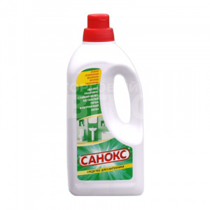 Чистящее средство Санокс жидкость для сантехники, флакон, 1,1 л