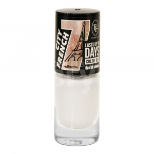 Лак для ногтей Triumf Color Gel City French Блестящий молочный, тон 360, 8 мл