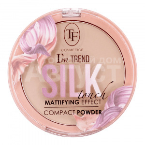 Пудра компактная Triumf Пудра TF Silk touch I'm Trend бархатистая, Натуральный, тон 03
