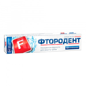 Зубная паста Фтородент Оригинальная, 62 г