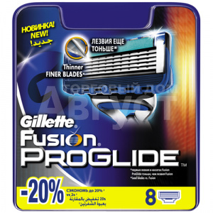 Кассета Жиллет Fusion ProGl (8шт)
