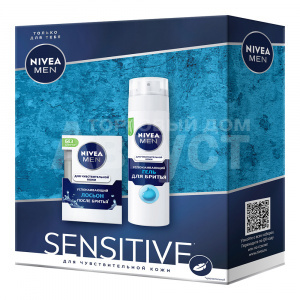 Набор Nivea MEN Успокаивающий (лосьон после бритья успокаивающий 100 мл + гель для бритья Успокаивающий 200 мл), мужской