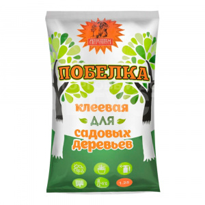 Побелка Сам себе агроном побелка садовая клеевая, сухая, пакет, 1,25 кг