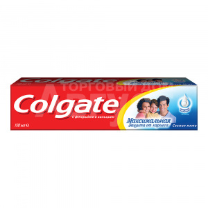 Зубная паста Colgate Максимальная защита от кариеса Свежая мята, 100 мл