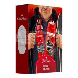 Набор подарочный Old Spice Wolfthorn (дезодорант - спрей 150мл + и гель для душа 3 в 1 250 мл), мужской