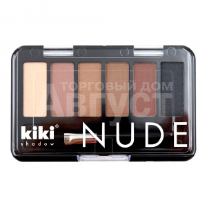 Тени для век Kiki Nude палетка 6 оттенков, тон 904
