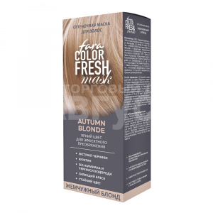 Маска для волос Fara Color Fresh Оттеночная, Autumn Blonde, Жемчужный блонд, 80 мл