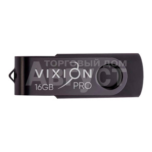 Флеш-накопитель Vixion GS-00035488 16Гб USB 2.0, черный