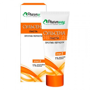 Паста Витэкс Сульсена против перхоти 1%, 75 мл