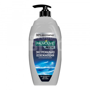 Гель для душа Palmolive Men 3 в 1 Экстремально освежающий Арктический ветер, мужской, 750 мл