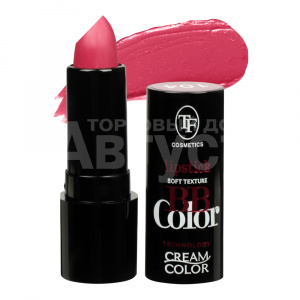 Помада для губ Triumf BB Color Lipstick кремовая, красная малина, тон 104