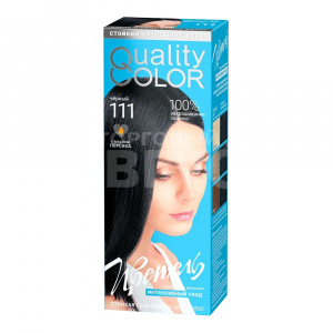 Гель-краска для волос Estel Цветель Vital Quality Color тон 111, черный