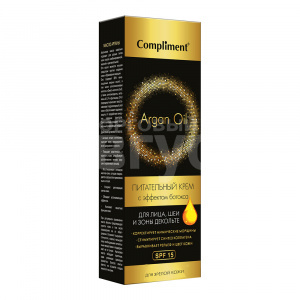 Крем для лица Compliment Agran Oil Питательный с эффектом ботокса для зрелой кожи, 50 мл