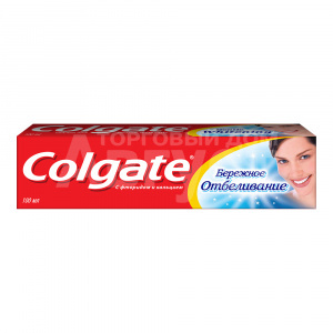 Зубная паста Colgate Бережное отбеливание, 100 мл