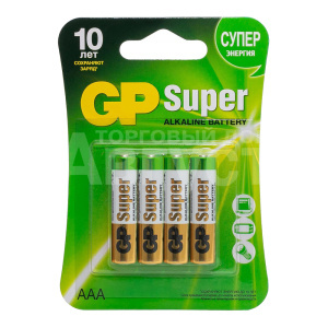 Батарейка Greenini Professional Super LR 03 BL4, 4 шт блистер