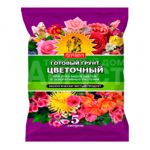 Грунт Сам себе агроном цветочный, 5 л