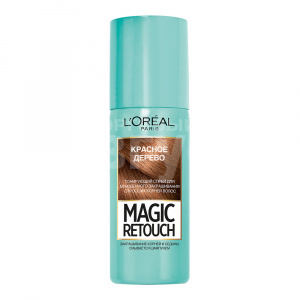 Краска-спрей для волос L'Oreal Magic Retouch для мгновенного закрашивания отросших корней тон 6, красное дерево