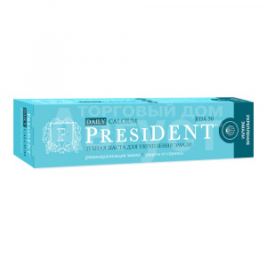 Зубная паста PRESIDENT DAILY Calcium, 68 г