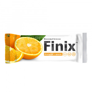 Батончик Finix финиковый с арахисом и апельсином, 30 г
