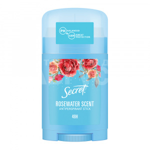 Дезодорант-антиперспирант женский Secret Rosewater Scent, стик, 40 г