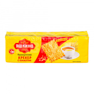 Крекер Яшкино Французский с кунжутом 185г