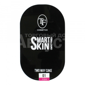 Пудра компактная Triumf SMART SKIN COMPACT POWDER Матирующая, светло-бежевый, тон 01