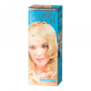 Гель-краска для волос Estel Цветель Vital Quality Color тон 118, яркий блондин